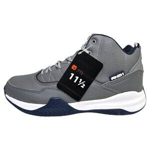 AND1 Athletic Basketball Shoes Streetball High Top Sneakers Men's Size 11.5 Gray
